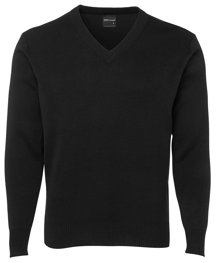 JB's Wear-JB's Men's Knitted Jumper-S / Black-Uniform Wholesalers - 2