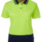 JB's Wear-Jb's Ladies Hi Vis Short Sleeve Comfort Polo-Lime/Navy / 8-Uniform Wholesalers - 2