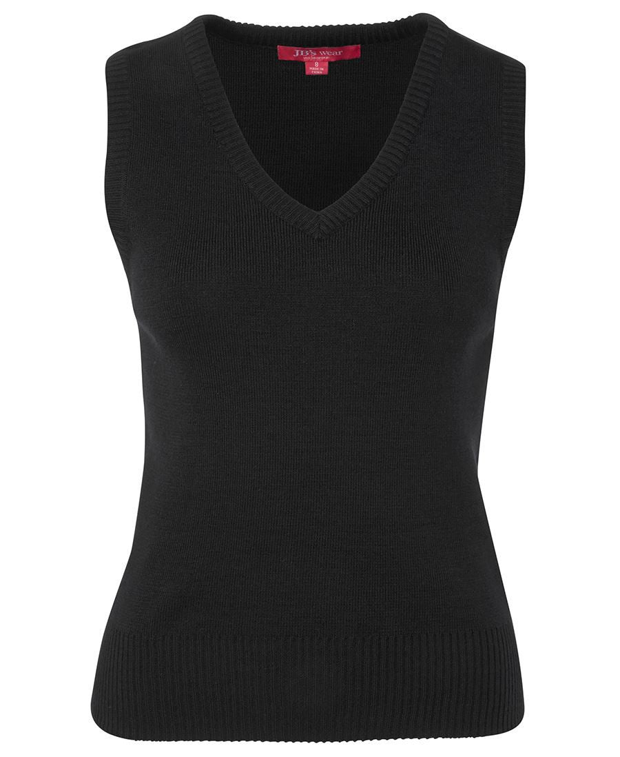 JB's Wear-JB's Ladies Knitted Vest-8 / Black-Uniform Wholesalers - 2