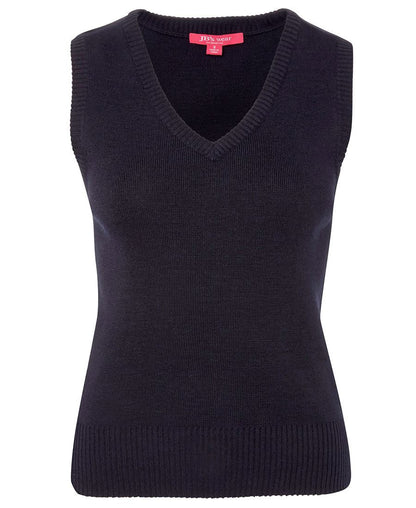 JB's Wear-JB's Ladies Knitted Vest-8 / Navy-Uniform Wholesalers - 4