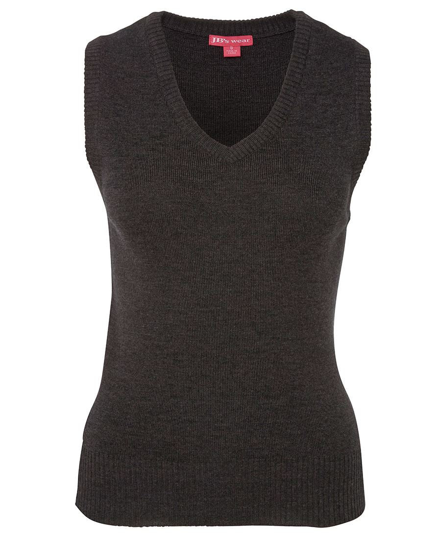 JB's Wear-JB's Ladies Knitted Vest-8 / Charcoal-Uniform Wholesalers - 5
