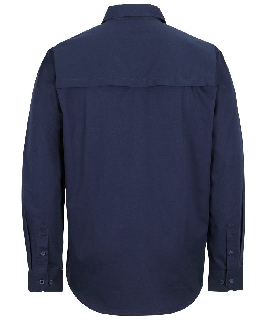 JBs Wear Hi Vis Close Front L/S 150G Work Shirt (6WLCF)