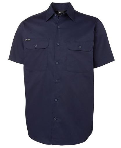 JB's Wear-Jb's Short Sleeve 150g Work Shirt-Navy / S-Uniform Wholesalers - 2