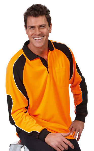 JB's-Wear-Hi-Vis-Long-Sleeve-Arm-Panel-Polo