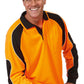 JB's Wear-JB's Hi Vis Long Sleeve Arm Panel Polo - Adults--Uniform Wholesalers - 3