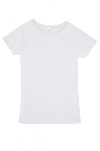 Ramo-Ramo Ladies Organic Cotton Tee-White / 8-Uniform Wholesalers - 3
