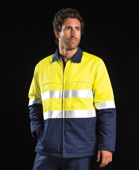 JB's Wear-JB's Hi Vis (D+N) Cotton Jacket--Uniform Wholesalers - 1