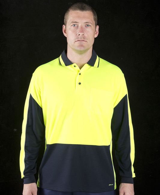 JB's Wear-JB's Hi Vis L/S Gap Polo--Uniform Wholesalers - 1