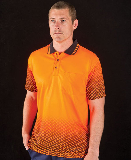 JB's Wear-JB's Hi Vis Net Sub Polo--Uniform Wholesalers - 1