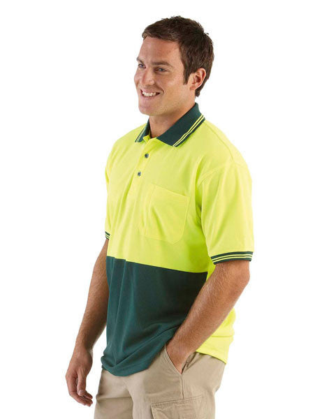 JB's Wear-Jb's Hi Vis Short Sleeve Traditional Polo - Adults--Uniform Wholesalers - 3