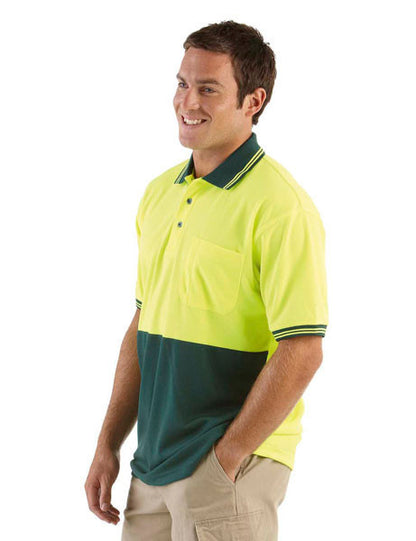 JB's Wear-Jb's Hi Vis Short Sleeve Traditional Polo - Adults--Uniform Wholesalers - 3
