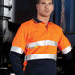 JB's Wear-Jb's Hi Vis Long Sleeve (d+n) Traditional Polo - Adults--Uniform Wholesalers - 1