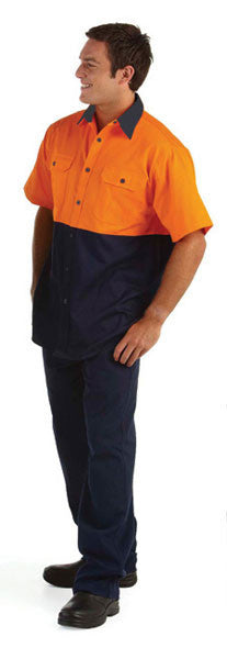 JB's Wear-Jb's Hi Vis Short Sleeve 150g Shirt - Adults--Uniform Wholesalers - 3