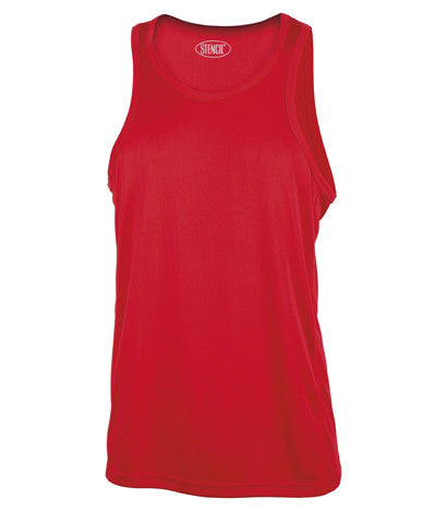 Stencil-Stencil Ladies Competitor Singlet-Red / 8-Uniform Wholesalers - 2