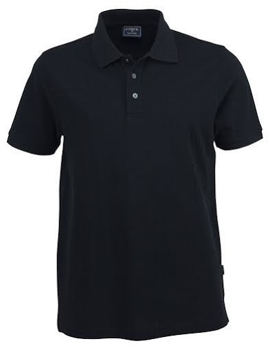 Stencil-Stencil Men's Traverse Polo-Black / S-Uniform Wholesalers - 6