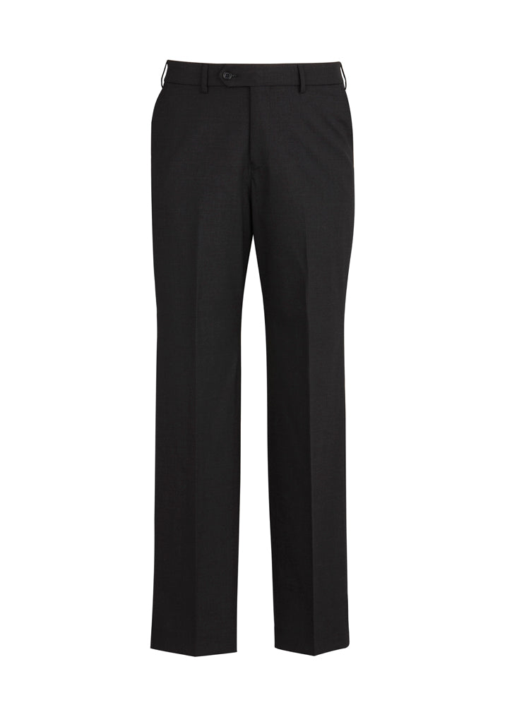 Biz Corporates Mens Comfort Wool Stretch Flat Front Pant (74012)