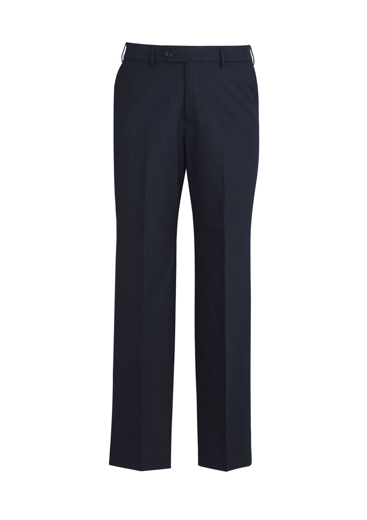 Biz Corporates Mens Comfort Wool Stretch Flat Front Pant (74012)