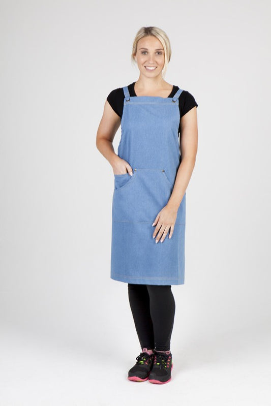 Ramo-Ramo Denim Bib Apron	(new)--Uniform Wholesalers - 1