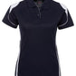 JB's Wear-JB's Podium Ladies Bell Polo 1st( 11 colour)-Navy/White / 8-Uniform Wholesalers - 7