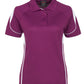 JB's Wear-JB's Podium Ladies Bell Polo 2nd( 6 colour)-Mulberry/White / 8-Uniform Wholesalers - 6
