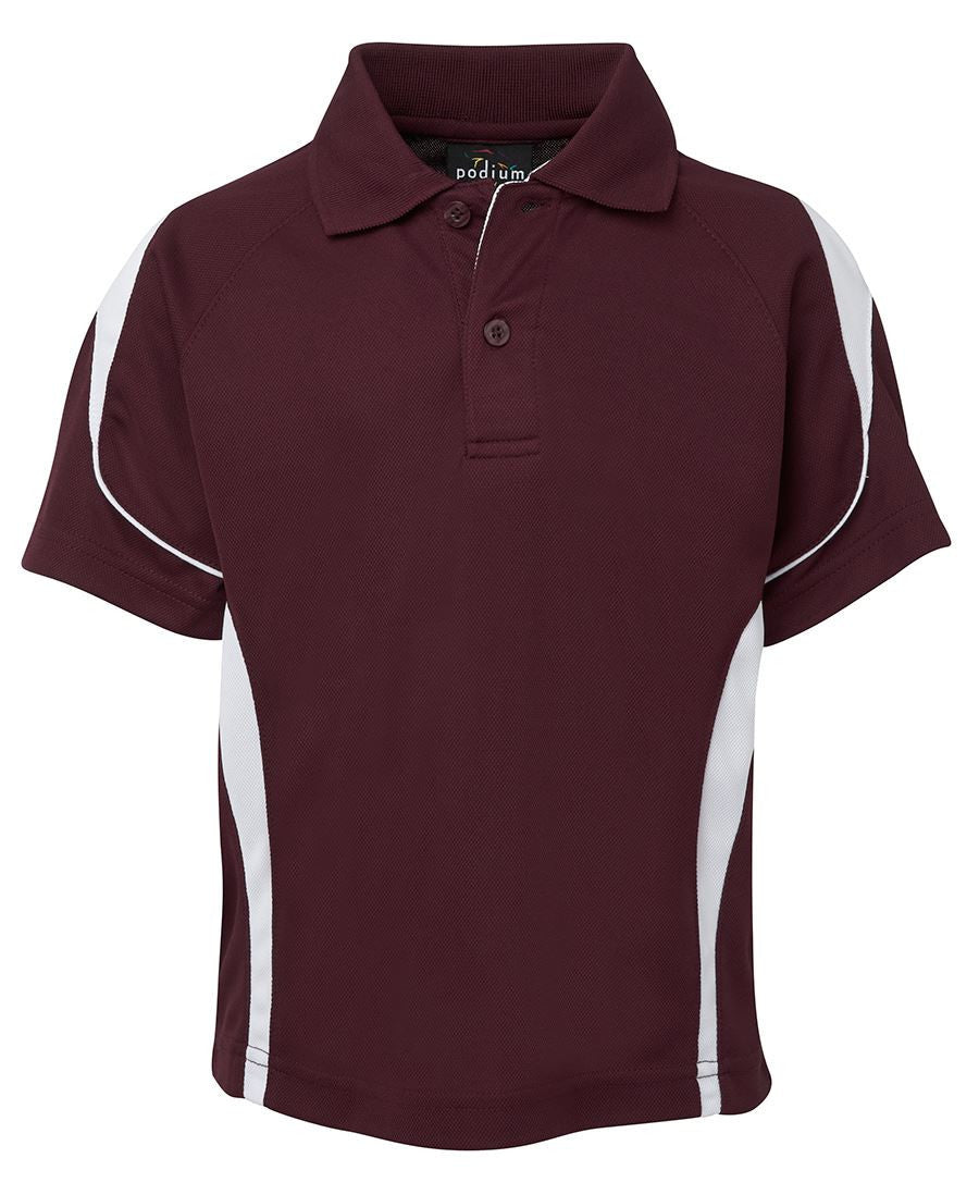 JB's Wear-JB'S Bell Polo Kids-Maroon/White / 4-Uniform Wholesalers - 11