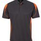 JB's Wear-JB'S Bell Polo Adults 2nd (6 colour)-Charcoal/Orange / S-Uniform Wholesalers - 5