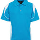 JB's Wear-JB'S Bell Polo Adults 2nd (6 colour)-Aqua/White / S-Uniform Wholesalers - 4