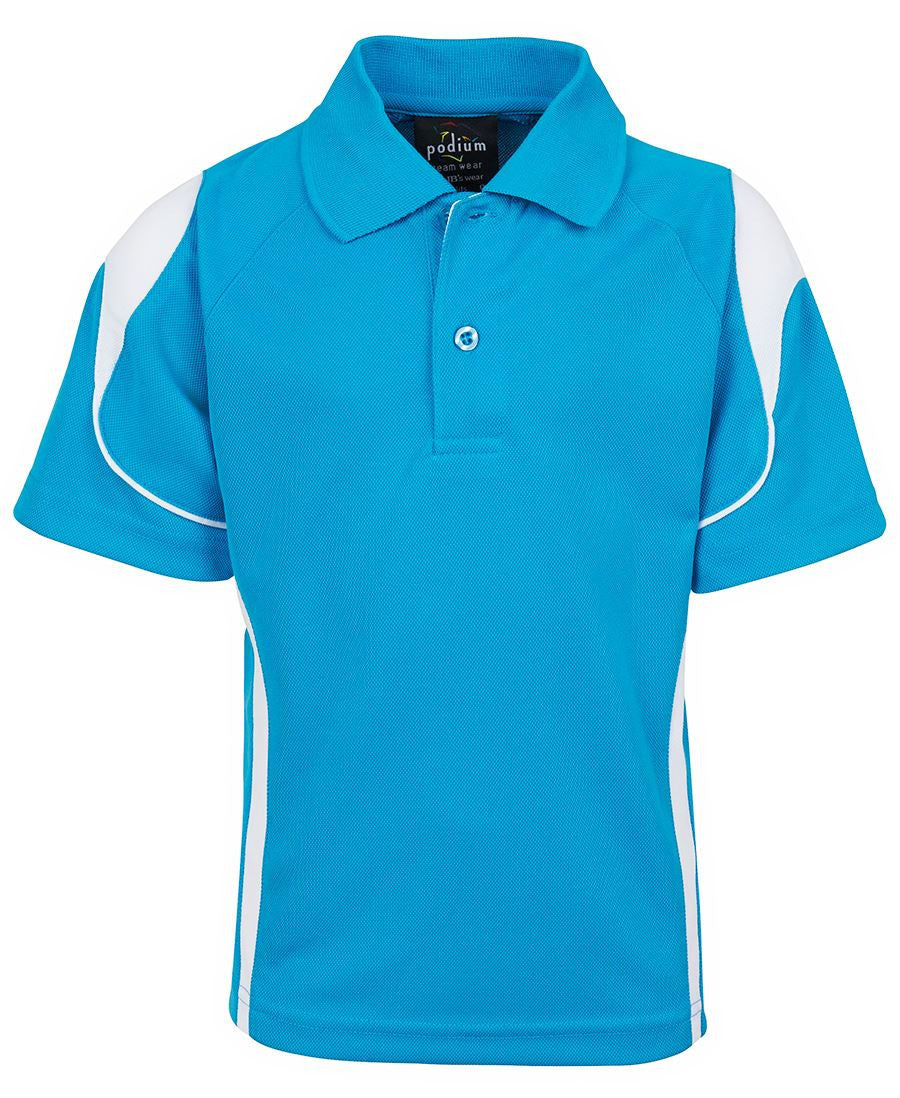 JB's Wear-JB'S Bell Polo Kids-Aqua/White / 4-Uniform Wholesalers - 8