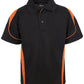 JB's Wear-JB'S Bell Polo Kids-Black/Orange / 4-Uniform Wholesalers - 4