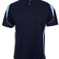 JB's Wear-JB'S Bell Polo Adults 2nd (6 colour)-Navy/Lt Blue / S-Uniform Wholesalers - 6