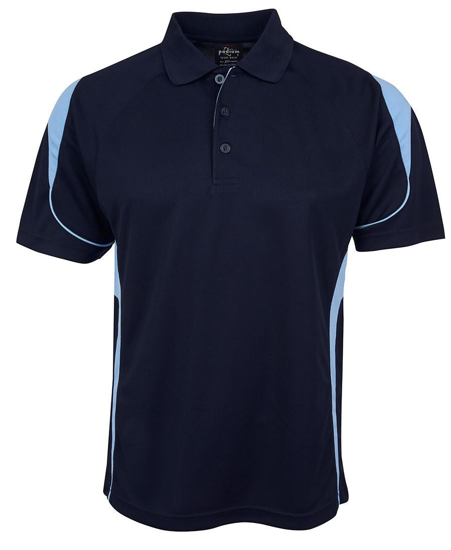 JB's Wear-JB'S Bell Polo Adults 2nd (6 colour)-Navy/Lt Blue / S-Uniform Wholesalers - 6