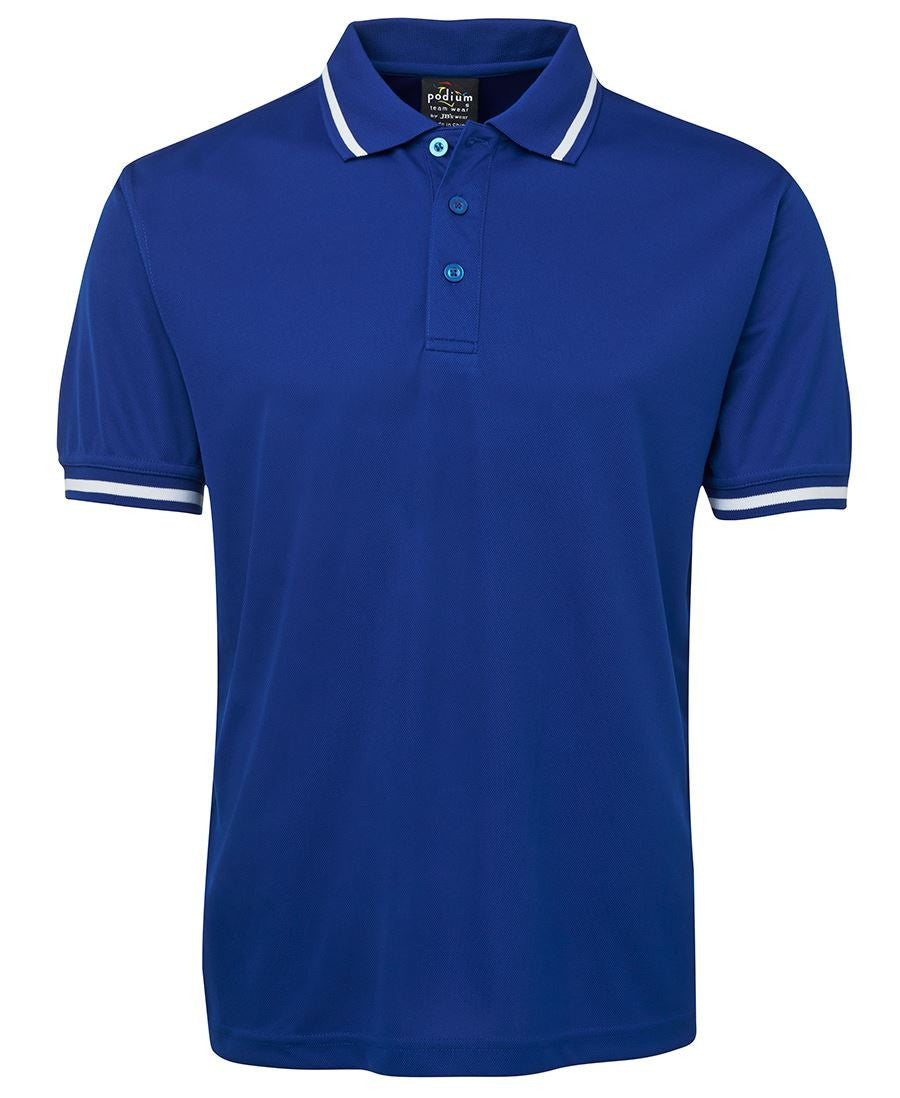 JB's Wear-JB's Podium Bold Polo - Adults-Royal/White / S-Uniform Wholesalers - 6