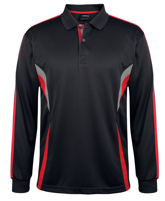 JBs Wear Adult Podium L/S Cool Polo (7CLP)