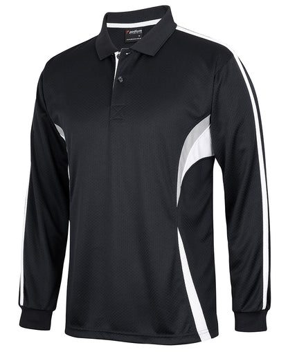 JBs Wear Adult Podium L/S Cool Polo (7CLP)