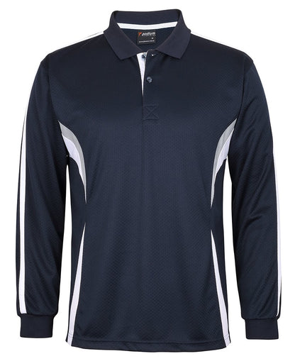JBs Wear Adult Podium L/S Cool Polo (7CLP)
