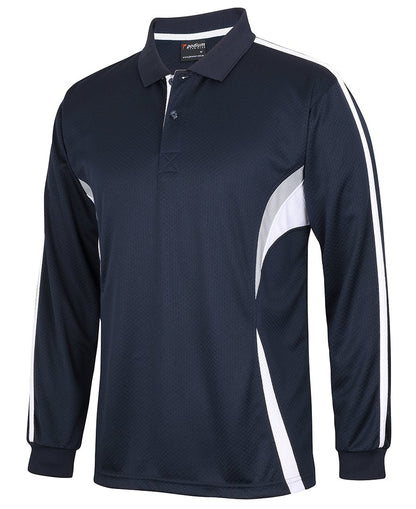 JBs Wear Adult Podium L/S Cool Polo (7CLP)