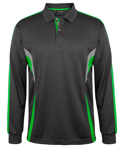 JBs Wear Adult Podium L/S Cool Polo (7CLP)
