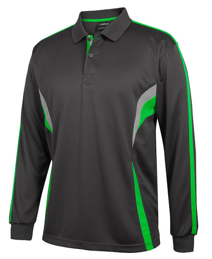JBs Wear Adult Podium L/S Cool Polo (7CLP)