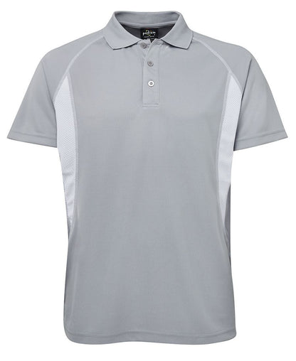 JB's Wear-JB's Podium Insert Poly Polo - Adults-Grey/White / S-Uniform Wholesalers - 4