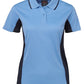 JB's Wear-JB's Podium Ladies Contrast Polo 1st(9 Colour)-Lt Blue/Navy / 8-Uniform Wholesalers - 6