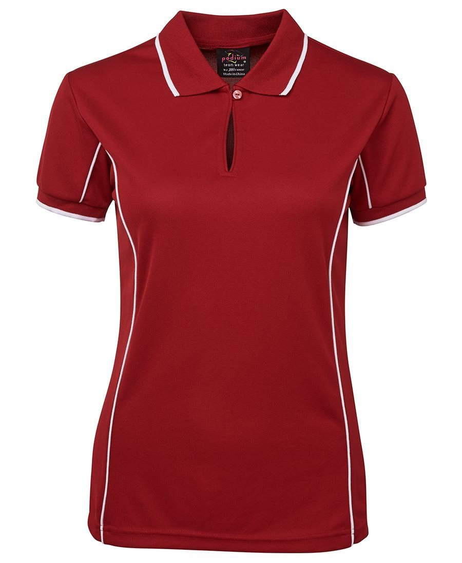 JBs Wear Podium Ladies Piping Polo(7LPI)