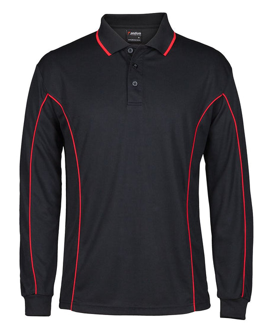 JBs Wear Podium Long Sleeve Piping Polo (7PIPL)