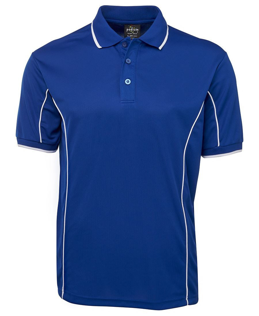 JB's Wear-JB's Adults  Short Sleeve Piping Polo - 1st (10 Colour)-Royal/White / S-Uniform Wholesalers - 8