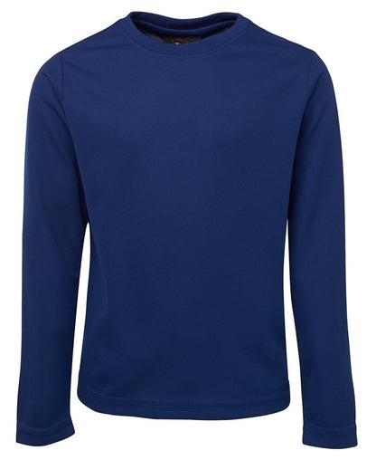 JB's Wear-JB's Kids L/S Poly Tee-Royal / 4-Uniform Wholesalers - 6