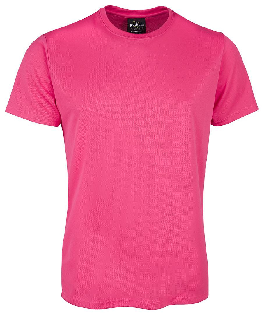 JB's Wear-JB's  Adults Fit Poly Tee-Hot Pink / S-Uniform Wholesalers - 14
