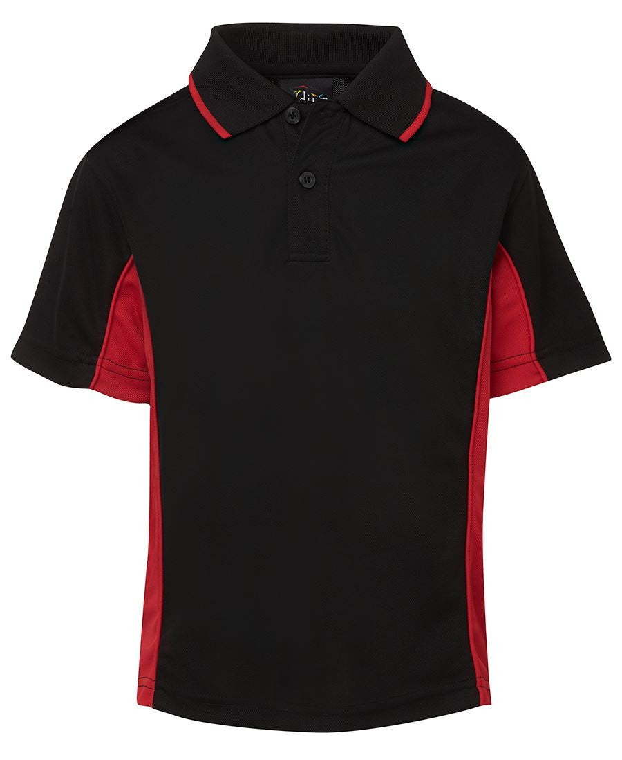 JB's Wear-JB's Podium Kids Contrast Polo-Black/Red / 4-Uniform Wholesalers - 2