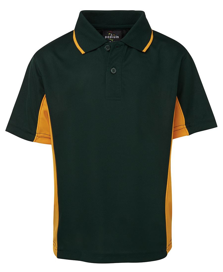 JB's Wear-JB's Podium Kids Contrast Polo-Forest/Gold / 4-Uniform Wholesalers - 6