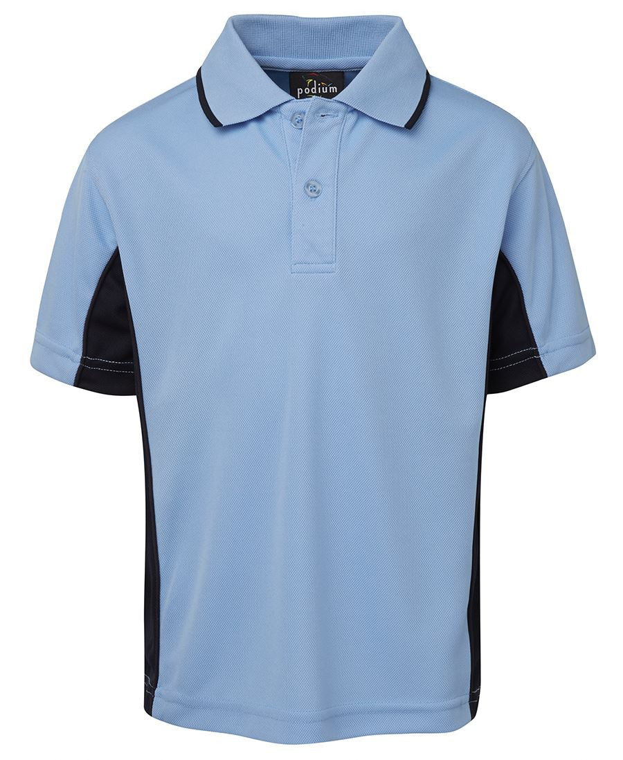 JB's Wear-JB's Podium Kids Contrast Polo-Light Blue/Navy / 4-Uniform Wholesalers - 7