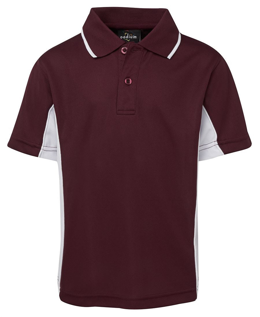 JB's Wear-JB's Podium Kids Contrast Polo-Maroon/White / 4-Uniform Wholesalers - 8