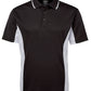 JB's Wear-JB's Podium Contrast Polo Adult(1st 12 colours)-Black/White / S-Uniform Wholesalers - 3